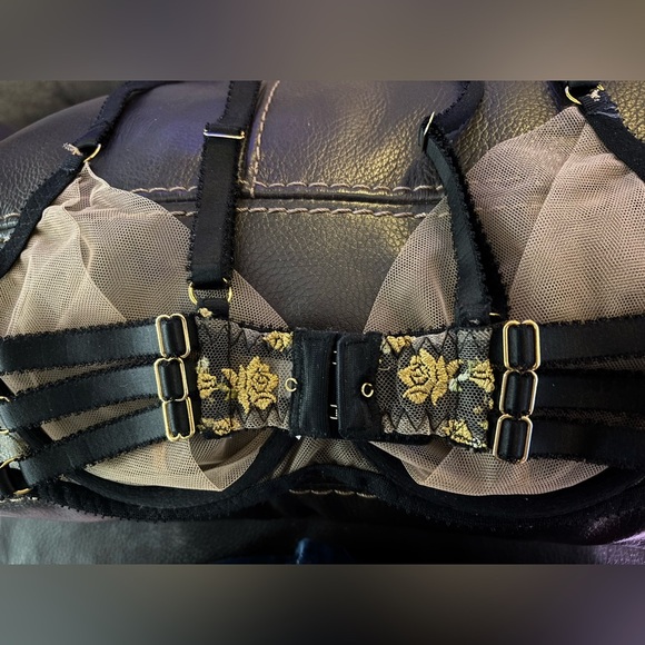 Edge o beyond | NWT bra sz 5 | charlotte bra sheer in en or (gold) color way - Picture 2 of 14